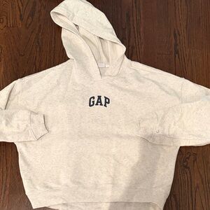 GAP Light Gray Pullover Hoodie